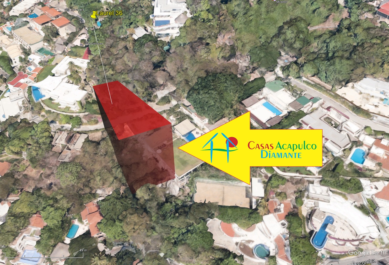 Terreno Laurel 36 - Ubicación satelital y entorno 1